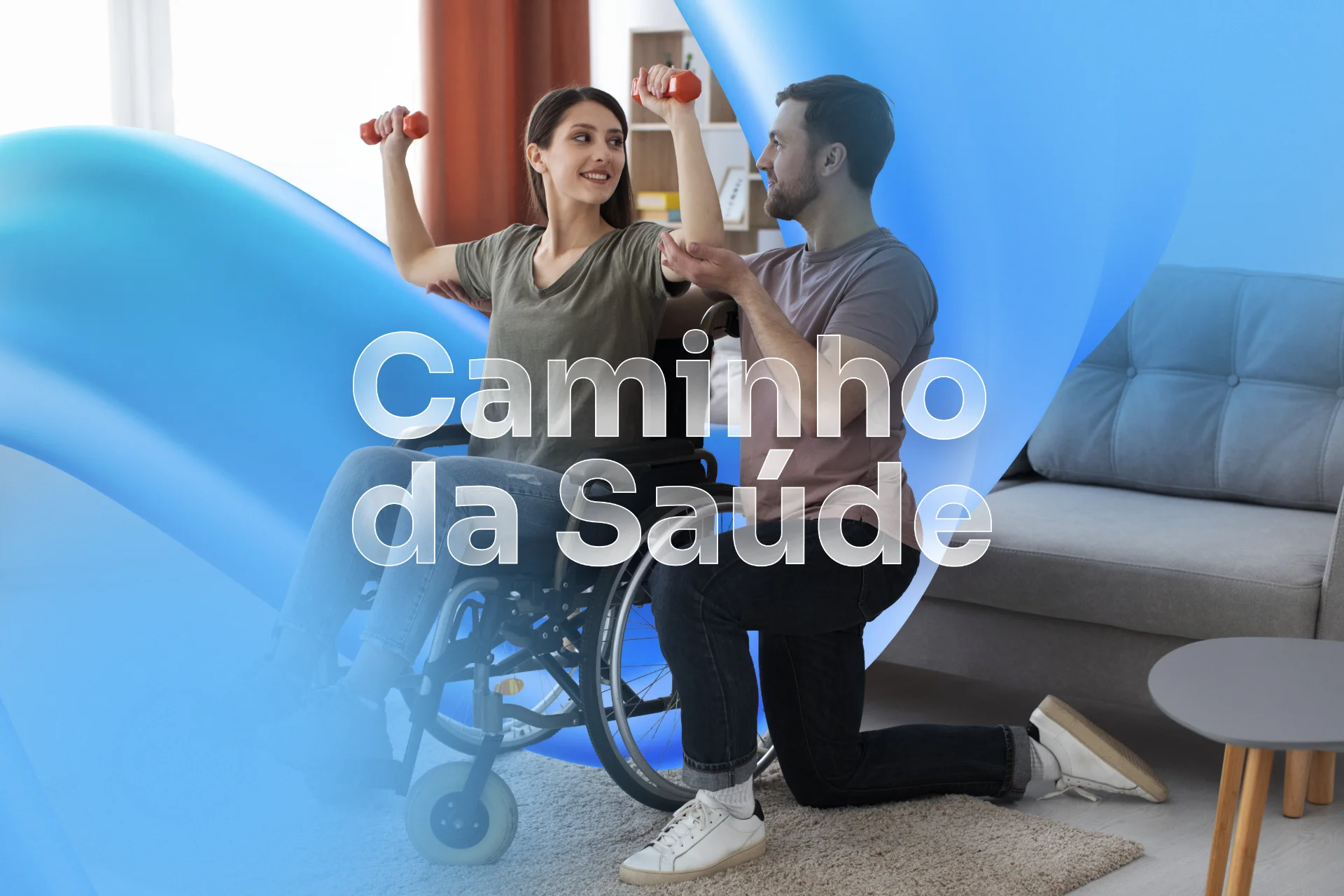 Young adult helping a friend with reduced mobility