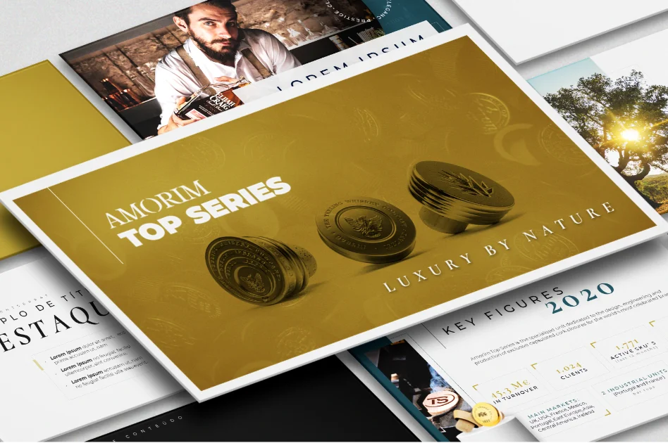Amorim Top Series — Visual identity and presentation guidelines