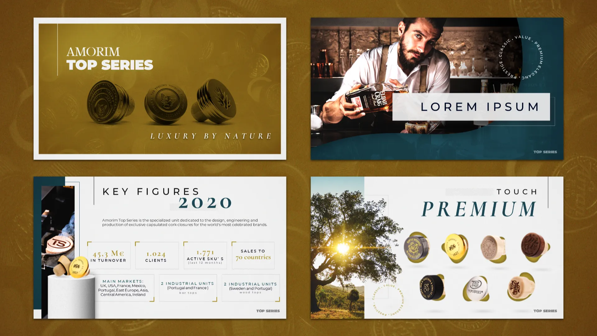 Amorim Top Series visual identity