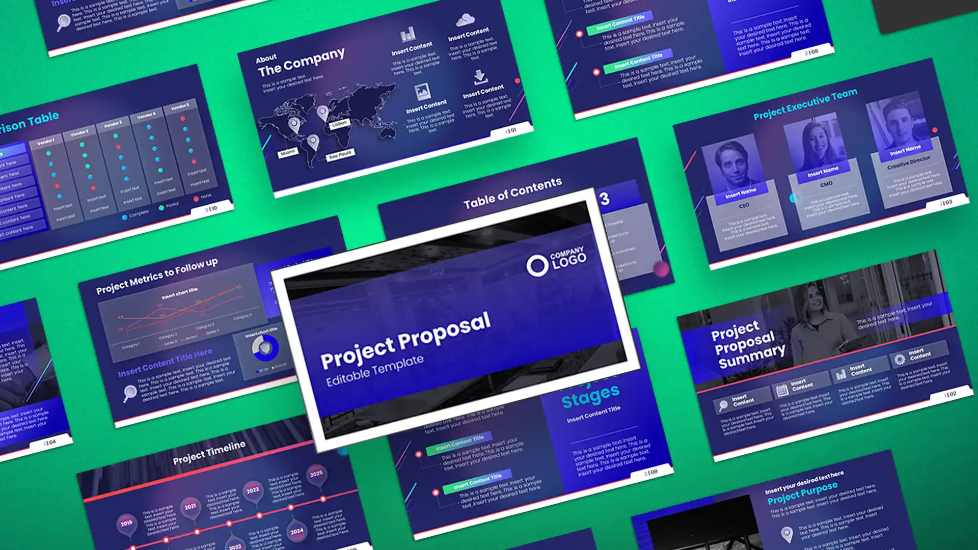 Business Proposal Presentation Template — preview 1